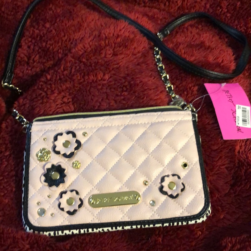 Betsey Johnson Flat Compartment Crossbody
